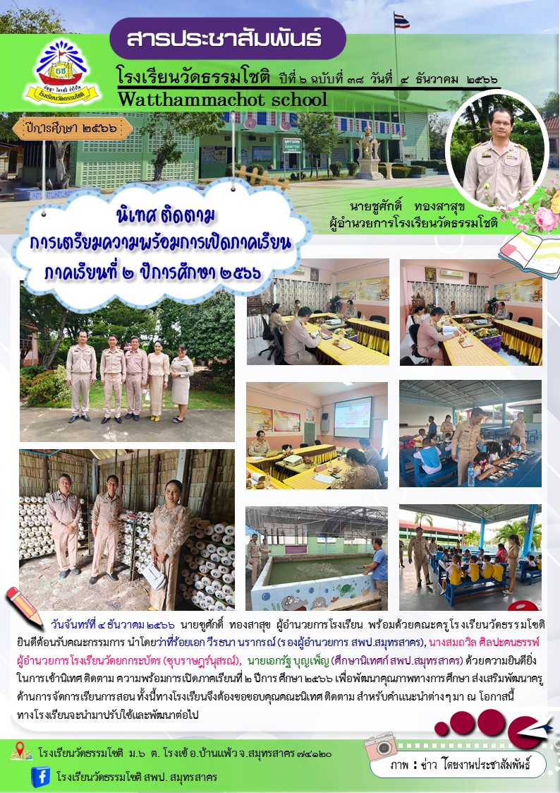 ปีที่ 6.38 นิเทศ เทอม 2 2566