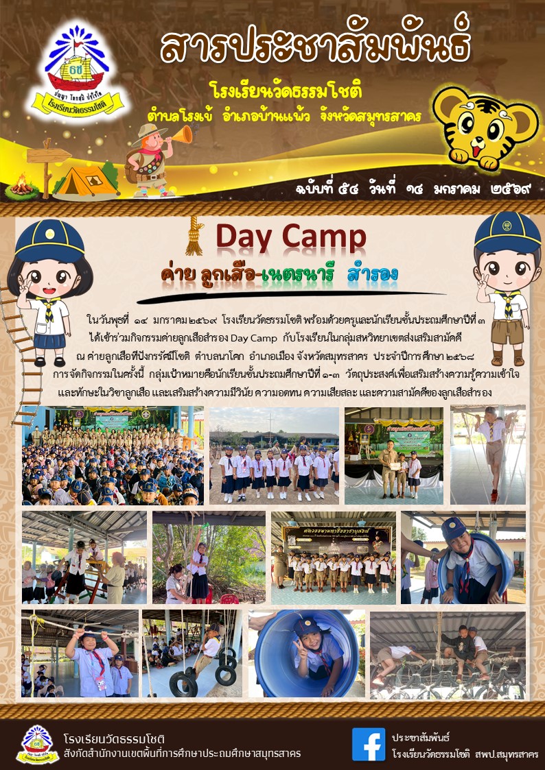 ปีที่ 8.54 ลูกเสือสำรอง